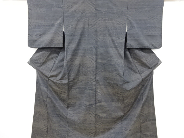 抽象模様織り出し本場泥大島紬着物